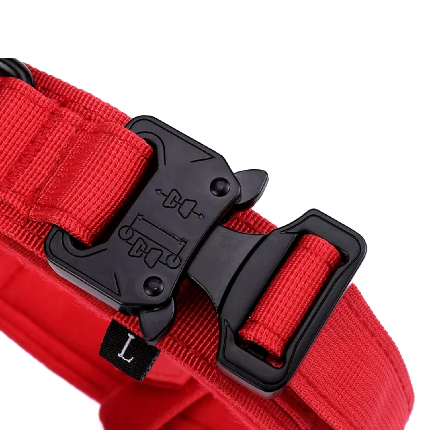 Tactische Hondenhalsband gesp en kaartsluiting